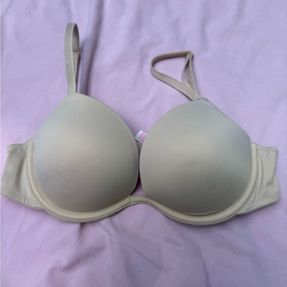 Beige push up Bra - PINK